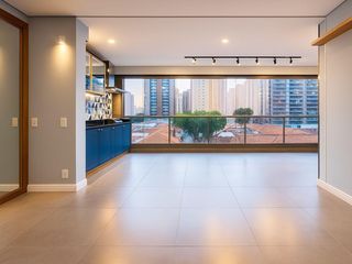 Apartamento à venda na Vila Nova Conceição com 3 quartos, 2 suítes e churrasqueira no condomínio.