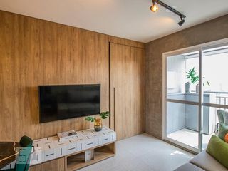 Compra apartamento mobiliado na Vila Clementino com 2 quartos, varanda gourmet e piscina no condomínio. — foto 4
