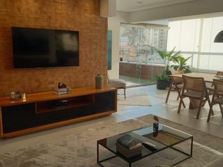 Venda de apartamento mobiliado com 2 quartos.