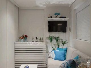 Venda de apartamento mobiliado na Aclimação com 2 quartos, varanda e piscina no condomínio. — foto 3
