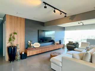 Apartamento mobiliado para comprar, 3 suítes, churrasqueira e varanda.