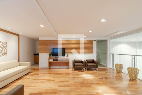 Apartamento no Jardim das Acácias com 3 quartos, varanda e academia no condomínio. Ideal para comprar. — Área comum