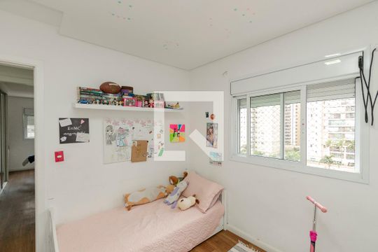 Apartamento no Jardim das Acácias com 3 quartos, varanda e academia no condomínio. Ideal para comprar. — Quarto 1