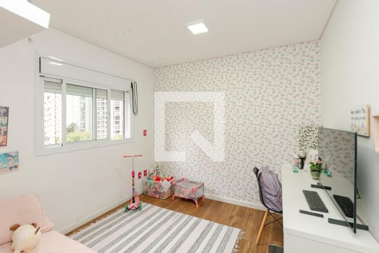 Apartamento no Jardim das Acácias com 3 quartos, varanda e academia no condomínio. Ideal para comprar. — Quarto 1