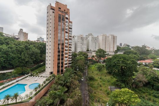 Apartamento à venda, com 350 m², 4 quartos e 4 vagas — Vista da varanda