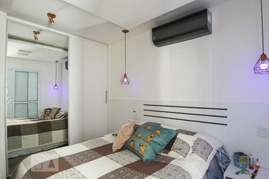 Apartamento à venda na Bela Vista, mobiliado, com 2 quartos (1 suíte) e varanda. — Quarto 1