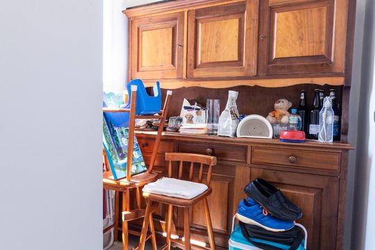 Para comprar um apartamento mobiliado com 3 quartos e varanda em Cidade Monções, venda com academia no condomínio. — Quarto de Serviço / Depósito