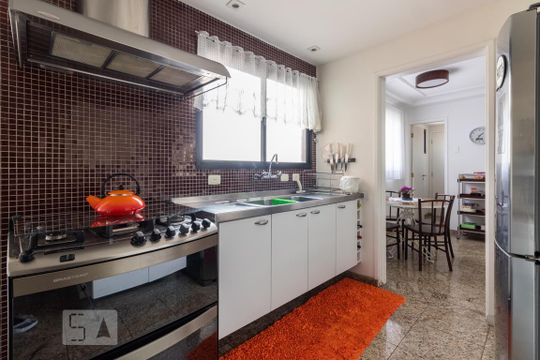 Comprar apartamento com 4 quartos e varanda, aceita pets. — Cozinha