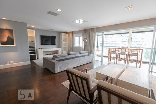 Comprar apartamento mobiliado na Vila Nova Conceição com 2 quartos, varanda e piscina no condomínio. — foto 1