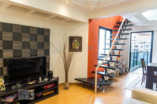 Venda de apartamento com 4 quartos, varanda gourmet, piscina e churrasqueira. — Sala 1