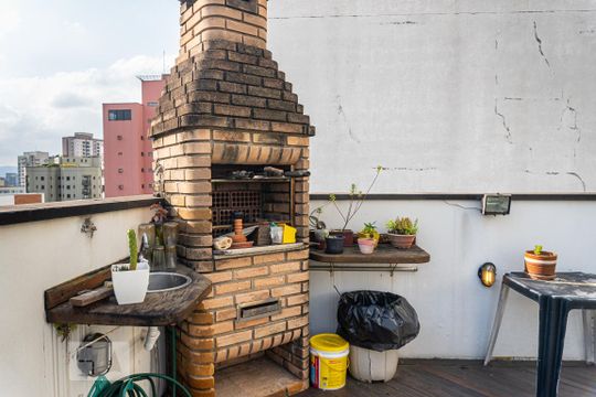 Venda de apartamento com 4 quartos, varanda gourmet, piscina e churrasqueira. — Churrasqueira da Cobertura