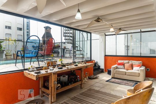 Venda de apartamento com 4 quartos, varanda gourmet, piscina e churrasqueira. — Sala 2
