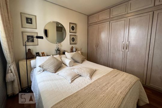 Venda de apartamento com 3 quartos, 1 suíte, churrasqueira e academia no condomínio. — Quarto 3 - Suíte
