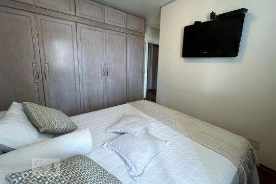 Venda de apartamento com 3 quartos, 1 suíte, churrasqueira e academia no condomínio. — Quarto 3 - Suíte
