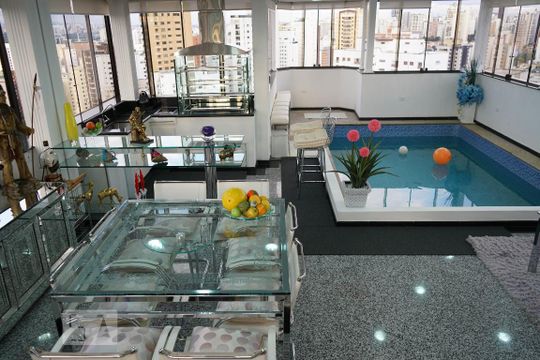 Apartamento à venda em Perdizes, com 3 quartos e piscina no condomínio. Animais de estimação permitidos. — Área Externa