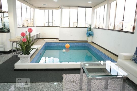 Apartamento à venda em Perdizes, com 3 quartos e piscina no condomínio. Animais de estimação permitidos. — Área Externa