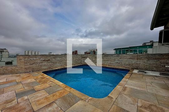 Apartamento para comprar em Campo Belo com varanda, piscina e quatro quartos. — Varanda Superior