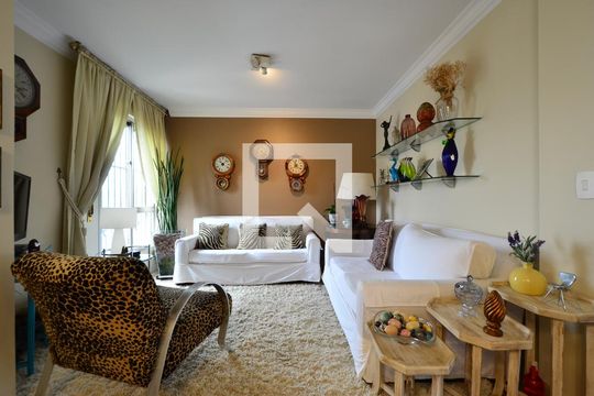 Apartamento à venda na Vila Clementino com 4 quartos, quintal, varanda e piscina no condomínio. — Sala