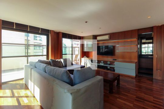 Comprar apartamento mobiliado no Jardim Paulista com 3 quartos, academia e piscina. — Sala 2