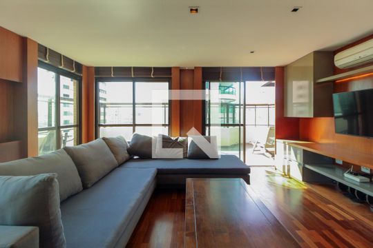 Comprar apartamento mobiliado no Jardim Paulista com 3 quartos, academia e piscina. — Sala 2