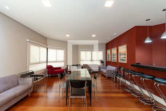 Comprar apartamento em Perdizes: 4 suítes, varanda, mobiliado, churrasqueira e academia no condomínio. — Área Comum - Salão de Festas