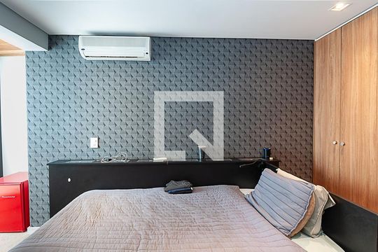 Comprar apartamento em Perdizes: 4 suítes, varanda, mobiliado, churrasqueira e academia no condomínio. — Suíte 1