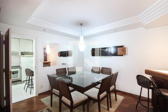 Apartamento à venda, com 130 m², 3 quartos e 2 vagas — Detalhe Sala
