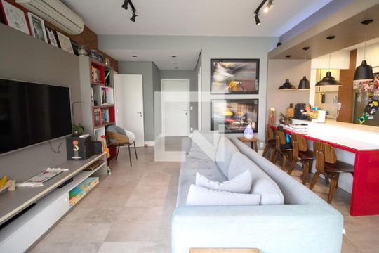 Apartamento à venda, com 89 m², 2 quartos e 2 vagas — Sala