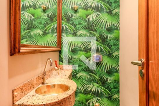 Comprar apartamento mobiliado em Campo Belo: 5 quartos, 4 suítes, varanda e closet. — Lavabo 1