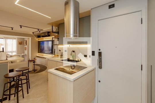 Apartamento à venda em Campo Belo: 3 quartos, varanda, closet, academia e pets permitidos. — Cozinha
