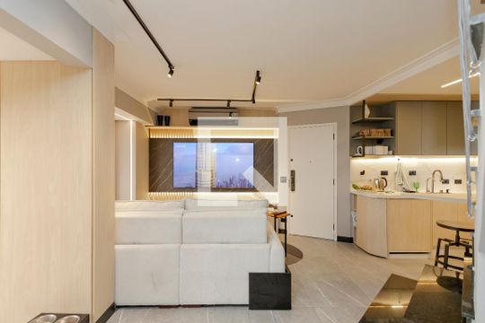 Apartamento à venda em Campo Belo: 3 quartos, varanda, closet, academia e pets permitidos. — Sala