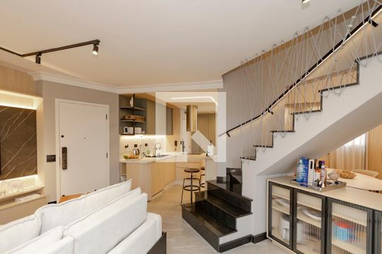 Apartamento à venda em Campo Belo: 3 quartos, varanda, closet, academia e pets permitidos. — Sala