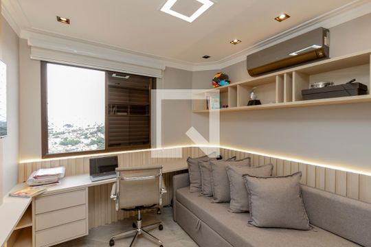 Apartamento à venda em Campo Belo: 3 quartos, varanda, closet, academia e pets permitidos. — Quarto