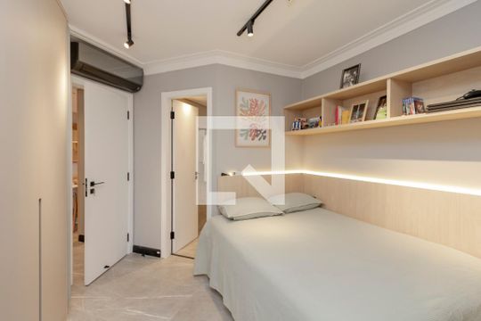 Apartamento à venda em Campo Belo: 3 quartos, varanda, closet, academia e pets permitidos. — Suíte 1