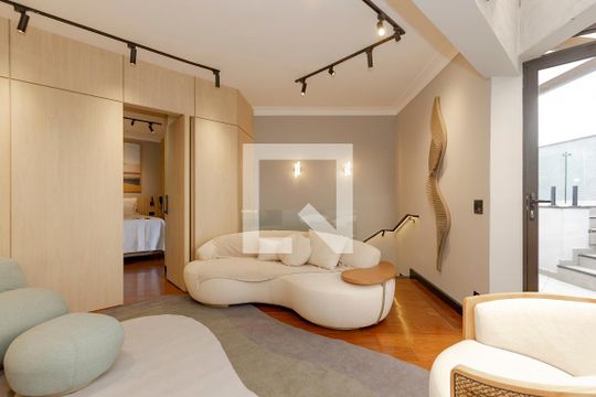 Apartamento à venda em Campo Belo: 3 quartos, varanda, closet, academia e pets permitidos. — Sala da Cobertura