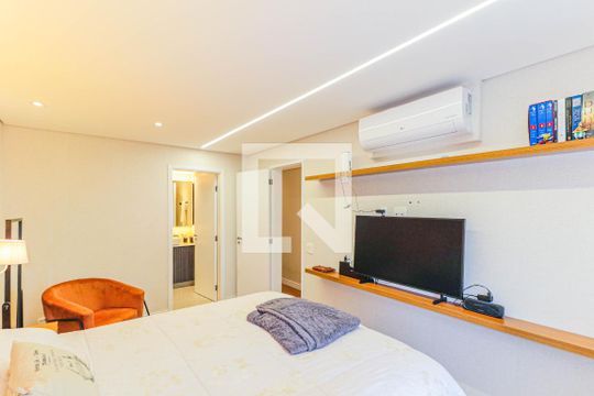 Apartamento mobiliado na Chácara Santo Antônio, 3 quartos, 2 suítes, piscina no condomínio. Ideal para comprar. — Suíte 1