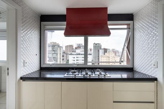 Apartamento para comprar com 3 suítes e varanda gourmet. — Cozinha