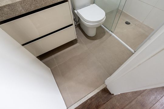 Apartamento para comprar com 3 suítes e varanda gourmet. — Quarto 3 - Banheiro da Suite