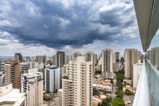 Apartamento para comprar com 3 suítes e varanda gourmet. — Vista da Varanda