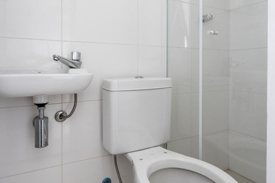 Apartamento para comprar com 3 suítes e varanda gourmet. — Banheiro de Serviço