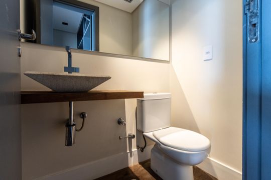 Apartamento para comprar com 3 suítes e varanda gourmet. — Lavabo