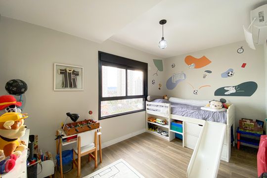 Apartamento na Vila Romana com 3 suítes, varanda e churrasqueira. Piscina no condomínio. Excelente compra! — Suíte 3
