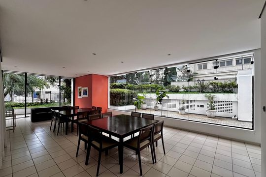 Apartamento para comprar na Cidade Monções com 3 quartos e varanda. — Salão de Festas