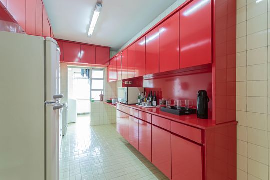 Apartamento à venda, com 128 m², 3 quartos e 2 vagas — Cozinha