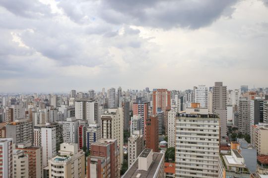 Apartamento à venda, com 312 m², 3 quartos e 4 vagas — Vista da Varanda da Sala