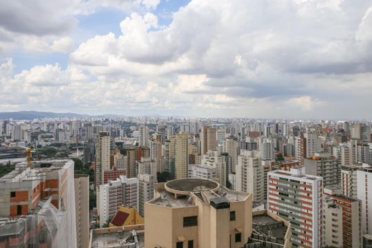 Apartamento à venda, com 312 m², 3 quartos e 4 vagas — Vista da Varanda da Sala