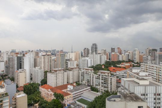 Apartamento à venda, com 312 m², 3 quartos e 4 vagas — Vista da Área de Serviço
