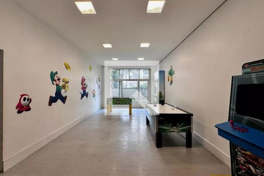 Apartamento à venda, com 110 m², 3 quartos e 2 vagas — Área comum - Salão de Jogos