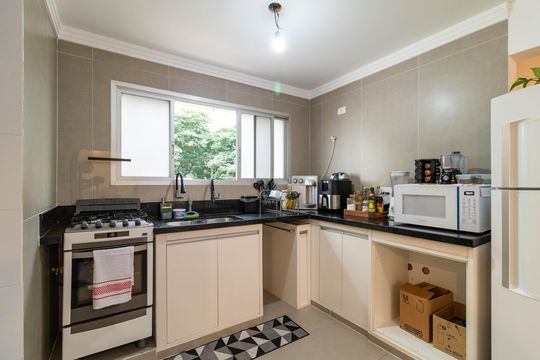 Apartamento à venda, com 196 m², 4 quartos e 3 vagas — Cozinha