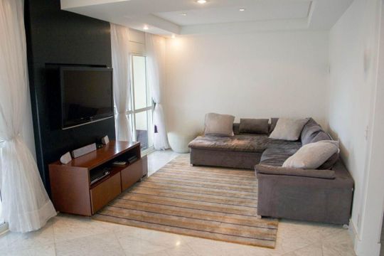 Apartamento à venda na Cidade Monções, 3 quartos, varanda, mobiliado, piscina e academia no condomínio. — foto 1